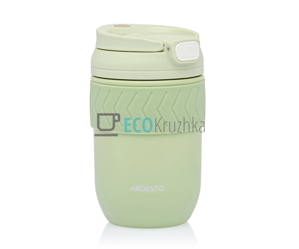Термокухоль Ardesto Cosy 400 мл, нержавіюча сталь, зелен ... Термокухоль Ardesto Cosy 400 мл, нержавіюча сталь, зелен ...