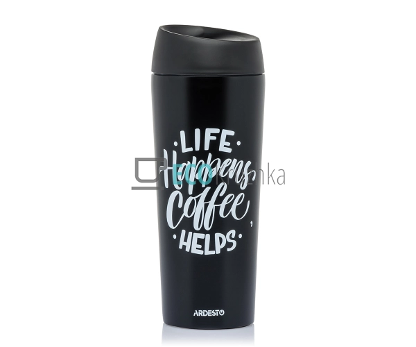 Термокухоль Ardesto Coffee Time 450 мл, нержавіюча сталь ... Термокухоль Ardesto Coffee Time 450 мл, нержавіюча сталь ...