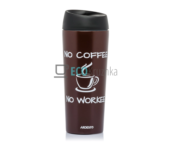 Термокухоль Ardesto Coffee Time 450 мл, нержавіюча сталь ... Термокухоль Ardesto Coffee Time 450 мл, нержавіюча сталь ...