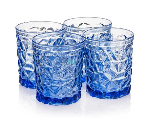 Набір кольорових склянок для віскі Glassware 290мл 4шт С ... Набір кольорових склянок для віскі Glassware 290мл 4шт С ...