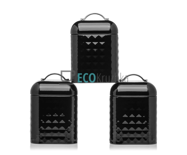 Набір Ємностей для Зберігання: Кава, Чай, Цукор - Трійка ... Набір Ємностей для Зберігання: Кава, Чай, Цукор - Трійка ...