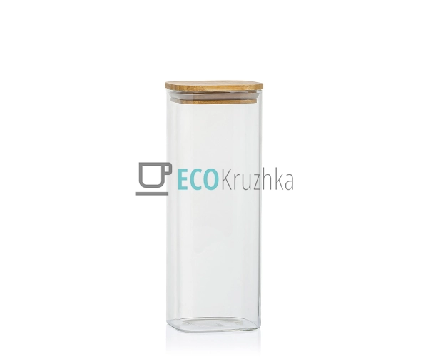 Банка для зберігання Ardesto Fresh, квадратна, 700 мл, с ... Банка для зберігання Ardesto Fresh, квадратна, 700 мл, с ...