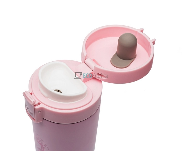 Термокружка 350 мл з ситечком Coffe Cup Білий / Рожевий ... Термокружка 350 мл з ситечком Coffe Cup Білий / Рожевий ...