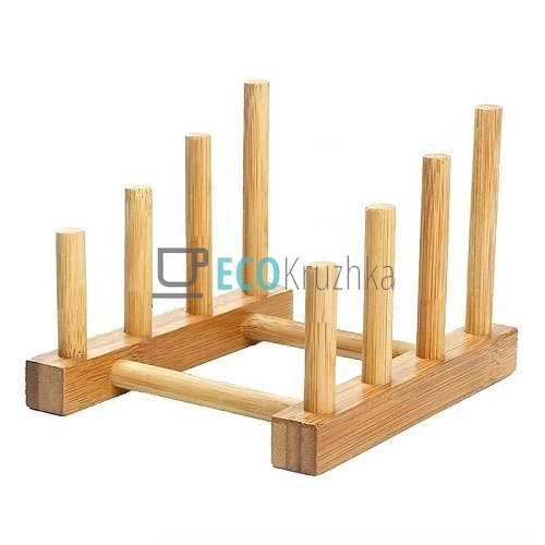 Підставка під 3 тарілки, кришки бамбукова 17 см (R88022) Підставка під 3 тарілки, кришки бамбукова 17 см (R88022)