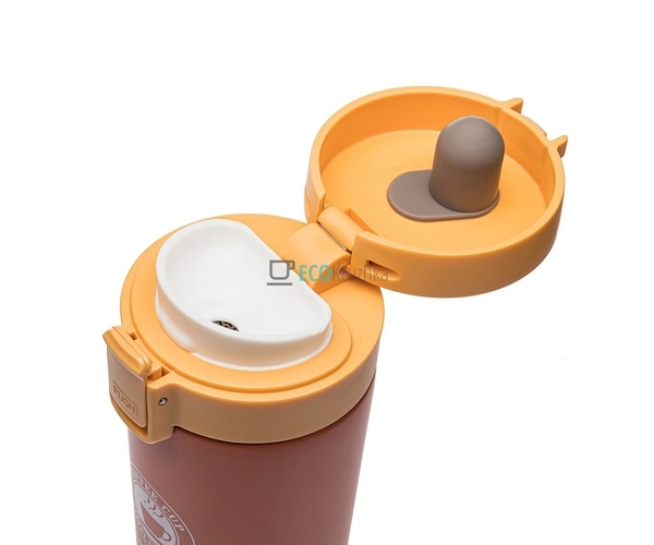 Термокружка 350 мл з ситечком Coffe Cup Коричневий EK108 ... Термокружка 350 мл з ситечком Coffe Cup Коричневий EK108 ...