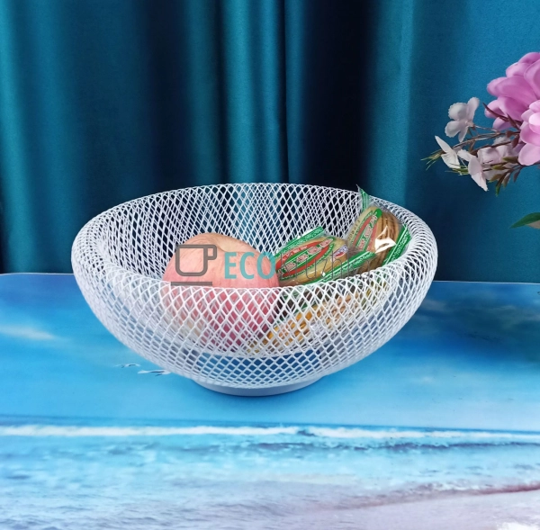 Металевий кошик 30х14 см для фруктів (Фруктівниця) Біла ... Металевий кошик 30х14 см для фруктів (Фруктівниця) Біла ...