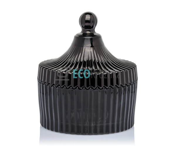Цукорниця 240мл Чорний купол Ols-102-030 Цукорниця 240мл Чорний купол Ols-102-030
