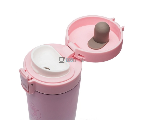 Термокружка 500 мл з ситечком Coffe Cup Білий / Рожевий ... Термокружка 500 мл з ситечком Coffe Cup Білий / Рожевий ...