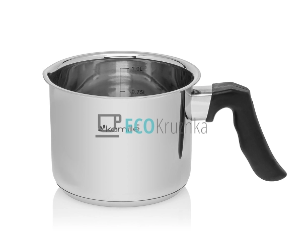 Молочник 1л з бакелітовій ручкою Kamille KM-5842 Молочник 1л з бакелітовій ручкою Kamille KM-5842