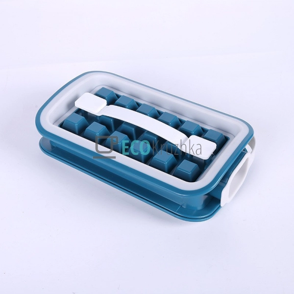 Форма для льоду силіконова на 18 кубиків Лазурний (18TR) Форма для льоду силіконова на 18 кубиків Лазурний (18TR)