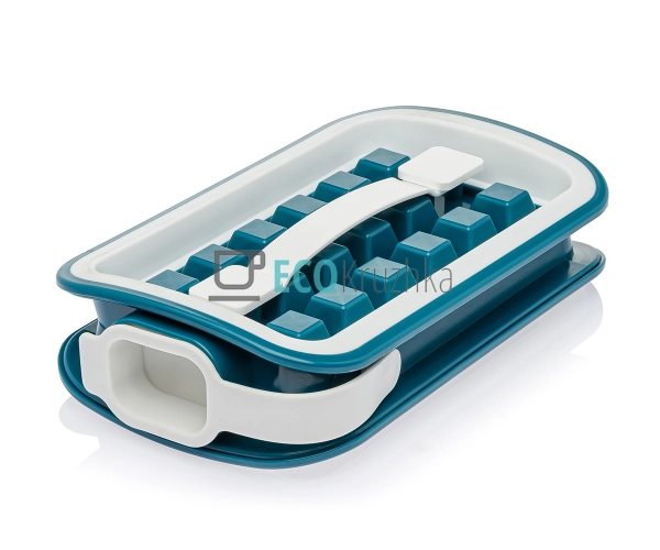 Форма для льоду силіконова на 18 кубиків Лазурний (18TR) Форма для льоду силіконова на 18 кубиків Лазурний (18TR)