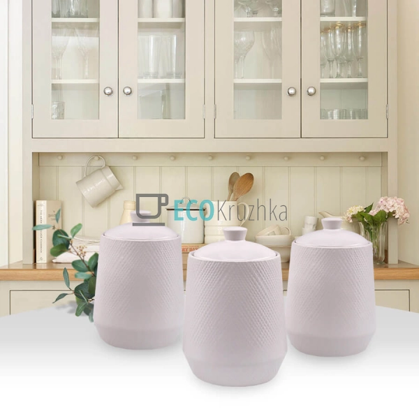 Набір для спецій з 3 предметів 750 мл "White" Maestro MR ... Набір для спецій з 3 предметів 750 мл "White" Maestro MR ...