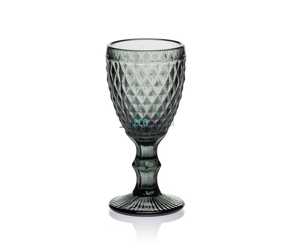 Набір чарок з кольорового скла 6 шт Glassware 40 мл Сіри ...