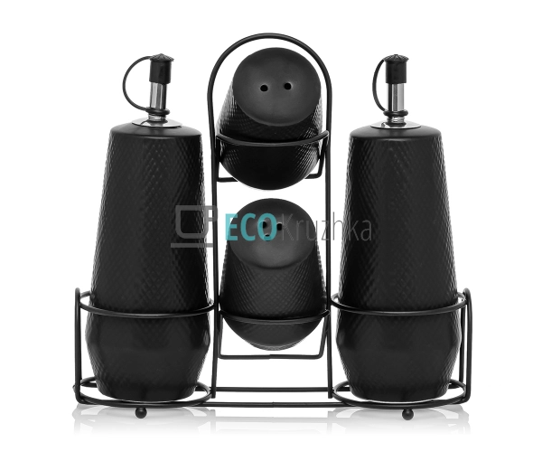 Набір для спецій 5-ти предмений "Black" Maestro MR-20001 ...