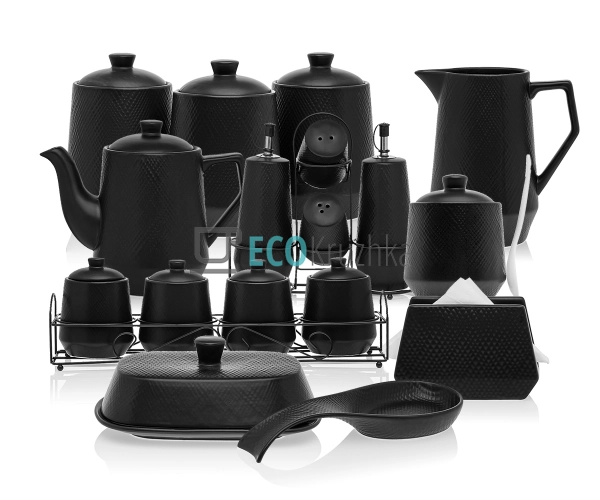 Кухонний набір Black 17 предметів Maestro (MR-20001)