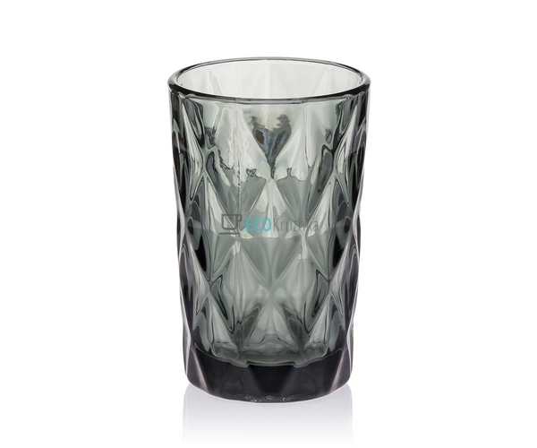 Набір кольорових склянок 6шт Glassware 350мл Сірий EK901 ...