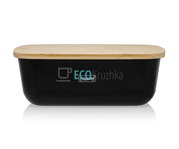 Хлібниця 345 х 235 х 130 мм Чорна Maestro MR-1776-BLACK Хлібниця 345 х 235 х 130 мм Чорна Maestro MR-1776-BLACK