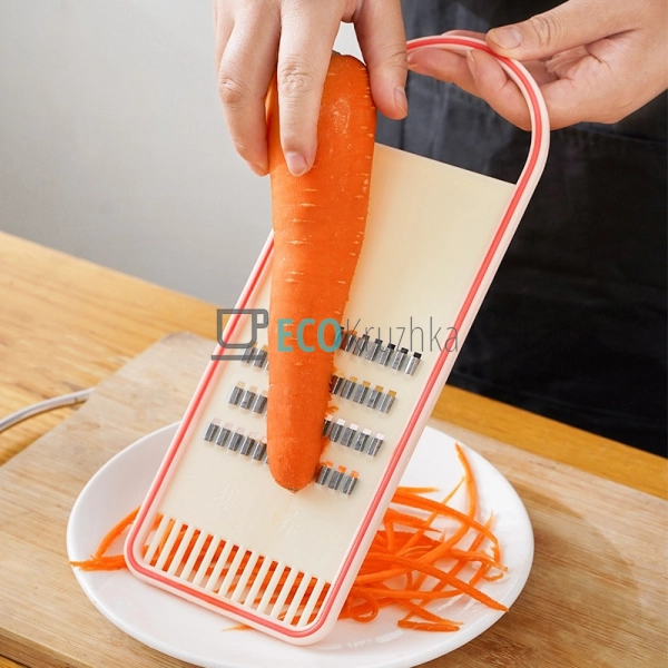 Тертка для корейської моркви 28х10см EK1218 Тертка для корейської моркви 28х10см EK1218