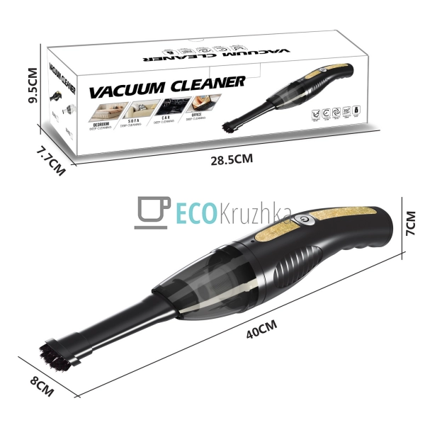 Вакуумний пилосос 2в1 для авто та дому - компактний помі ... Вакуумний пилосос 2в1 для авто та дому - компактний помі ...
