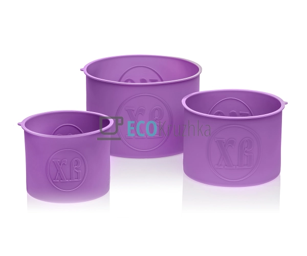 Набір силіконових форм 3 шт ХВ Пасок Фіолетовий (001T) Набір силіконових форм 3 шт ХВ Пасок Фіолетовий (001T)
