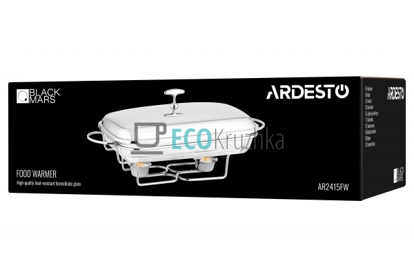 Марміт Ardesto BLACK MARS, прямокутний, 3 л (AR2415FW) Марміт Ardesto BLACK MARS, прямокутний, 3 л (AR2415FW)