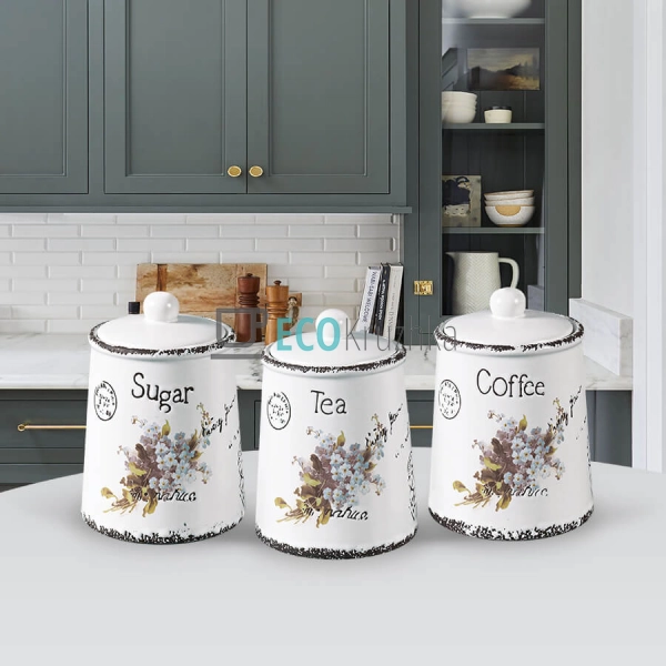 Набір для спецій з 3 предметів Листівка-незабудка Maestr ... Набір для спецій з 3 предметів Листівка-незабудка Maestr ...