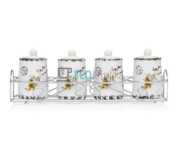 Набір для спецій 5-ти предметний Листівка-незабудка Maes ... Набір для спецій 5-ти предметний Листівка-незабудка Maes ...