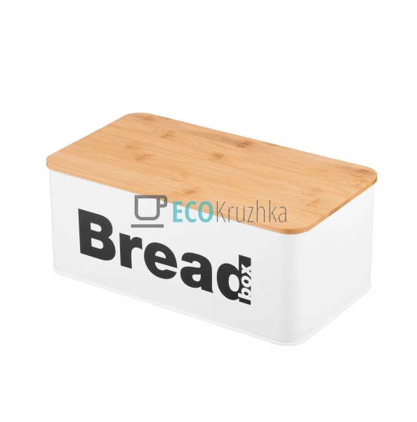Хлібниця Ardesto Midori, 33х18х13см, метал, бамбук, біли ... Хлібниця Ardesto Midori, 33х18х13см, метал, бамбук, біли ...