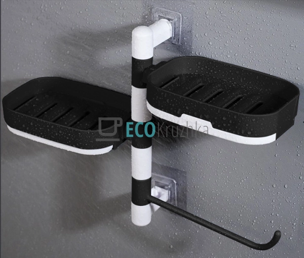 Полиця у ванну настінна на самоклеючих липучках 11.5 х 6 ...