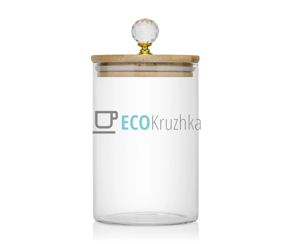 Ємність для сипких продуктів 950 мл бамбуковою кришкою П ...