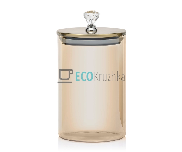 Ємність для сипких продуктів 950 мл Бурштин (777-12) Ємність для сипких продуктів 950 мл Бурштин (777-12)