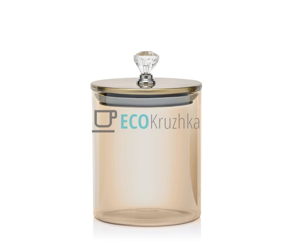 Ємність для сипких продуктів 700 мл Бурштин (777-11) Ємність для сипких продуктів 700 мл Бурштин (777-11)