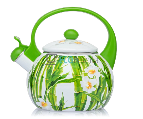 Чайник Емальований 2.2л із свистком Бамбук Zaurberg (44/ ... Чайник Емальований 2.2л із свистком Бамбук Zaurberg (44/ ...