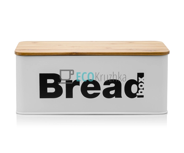 Хлібниця Ardesto Midori, 33х18х13см, метал, бамбук, біли ... Хлібниця Ardesto Midori, 33х18х13см, метал, бамбук, біли ...