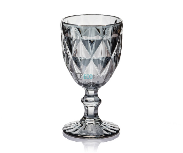 Келихи для вина з кольорового скла 6 шт Glassware 240 мл ...