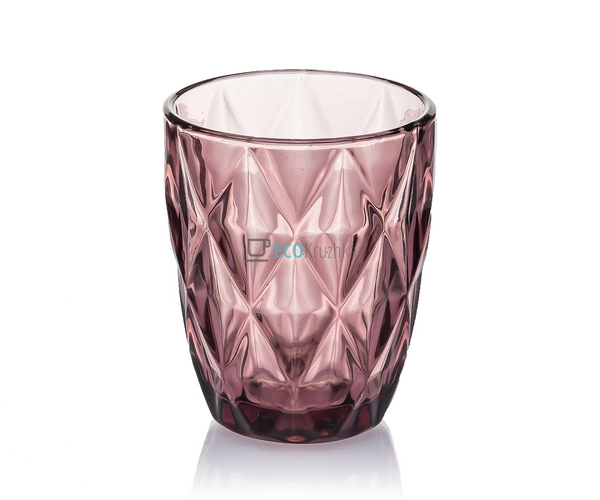 Набір кольорових склянок 6шт Glassware 270 мл Рожевий EK ... Набір кольорових склянок 6шт Glassware 270 мл Рожевий EK ...