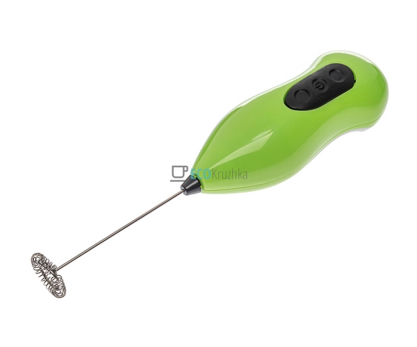 Капучинатор ручний пінозбивач Elite Салатовий EK12203 Капучинатор ручний пінозбивач Elite Салатовий EK12203