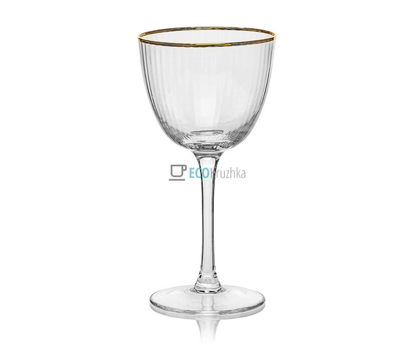 Бокал для вина ребристий із  ...