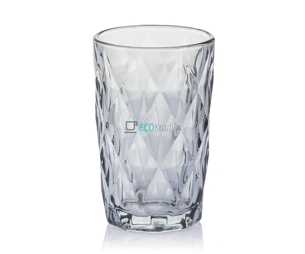 Набір кольорових склянок 6шт Glassware 350мл Сірий EK123 ...