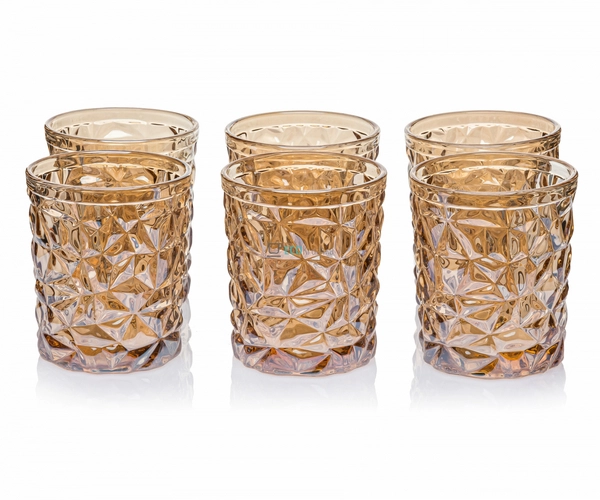 Набір склянок для віскі Колотий лід Glassware 290мл 6шт  ...