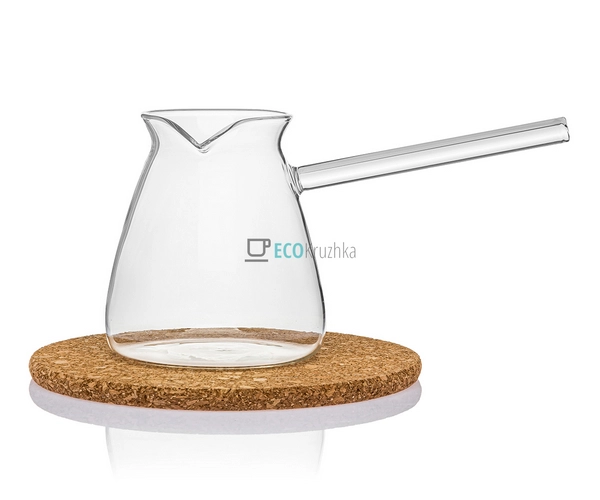 Турка для кави скляна 580 мл EK12433 Турка для кави скляна 580 мл EK12433