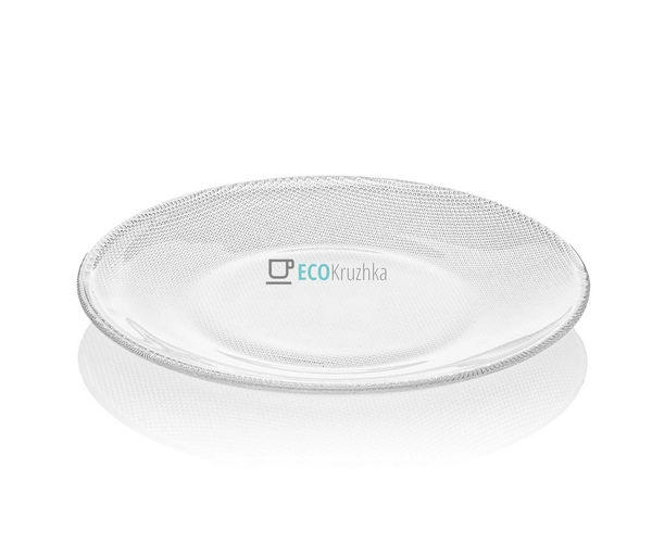 Тарілка скло Піксель 19.5 см EK12452