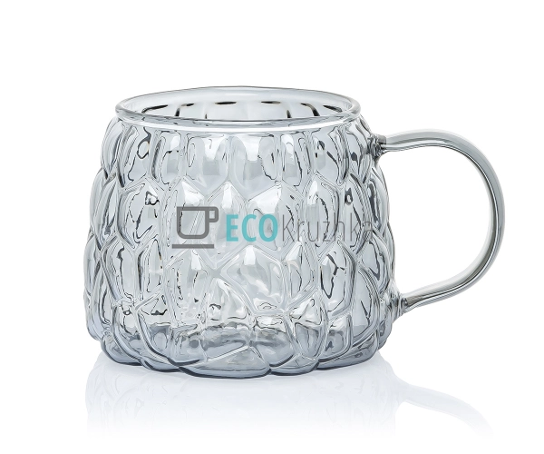 Чашка Iceberg 400 мл Сірий перламут (777-8) Чашка Iceberg 400 мл Сірий перламут (777-8)