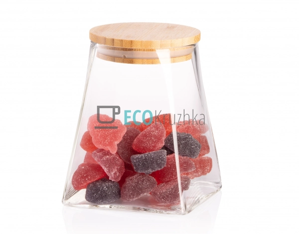 Банка для зберігання Ardesto Fresh, конус, 510 мл, скло, ... Банка для зберігання Ardesto Fresh, конус, 510 мл, скло, ...