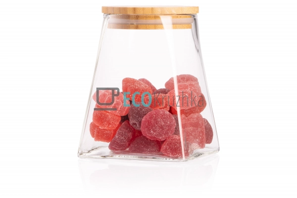 Банка для зберігання Ardesto Fresh, конус, 510 мл, скло, ... Банка для зберігання Ardesto Fresh, конус, 510 мл, скло, ...