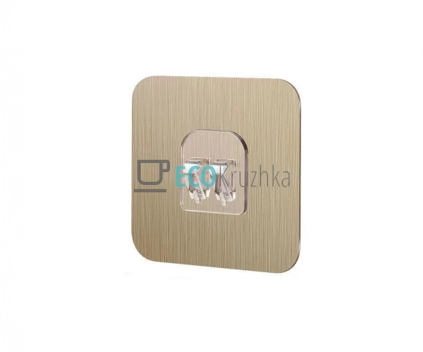 Липучка для полиць на металевій основі 7х7 см (19837) Липучка для полиць на металевій основі 7х7 см (19837)