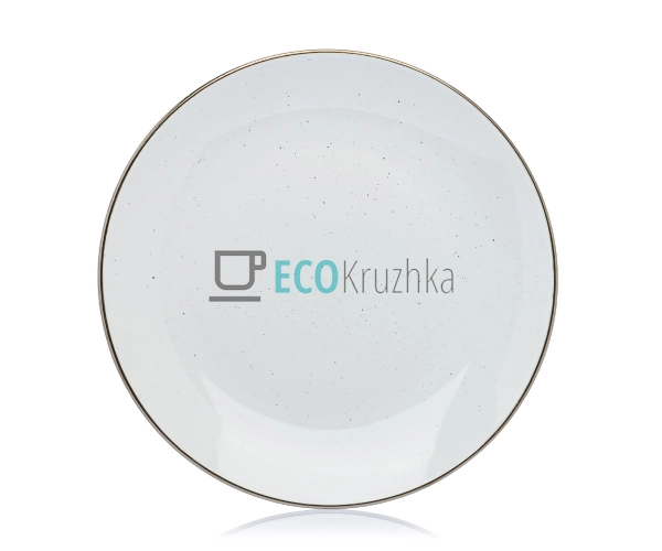 Тарілка обідня Ardesto Bagheria, 26 см, Bright white, ке ...