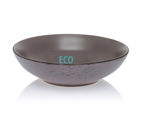 Тарілка супова Ardesto Lucca, 20 см, Grey brown, керамік ... Тарілка супова Ardesto Lucca, 20 см, Grey brown, керамік ...