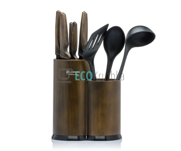 Набір ножів та кухонного приладдя 9 предметів Edenberg К ... Набір ножів та кухонного приладдя 9 предметів Edenberg К ...