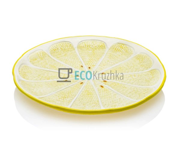 Блюдо керамічне Лимон, D30.5 ... Блюдо керамічне Лимон, D30.5 ...